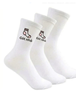 Tất Cotton Cổ Cao Gót Nhỏ